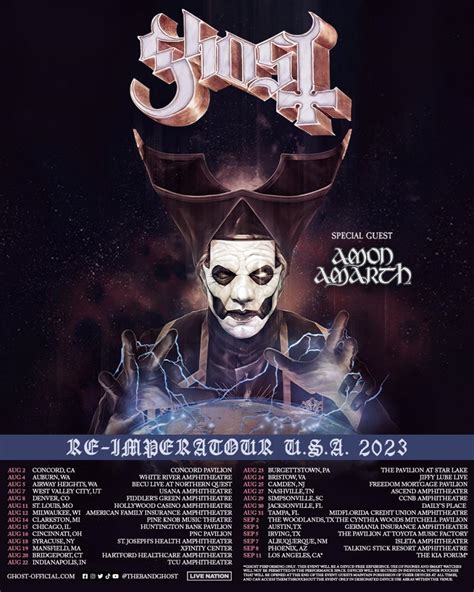 Event Ghost - 18/08/2023 - Syracuse - St. Joseph's Health Amphitheater ...