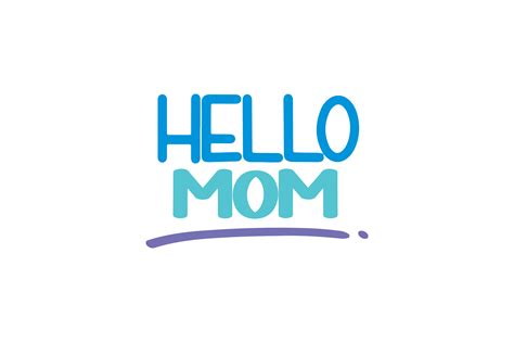 Hello Mom Graphic by BinarrSukmaa · Creative Fabrica