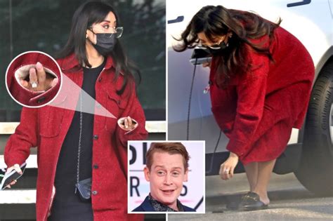 Macaulay Culkin's girlfriend Brenda Song appears to wear engagement ...