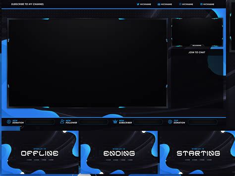 Stream Overlay Template 2020 | Free PSD Template | PSD Repo