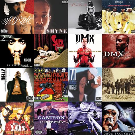 Rap Album Cover Art 90's and 2000's Edition Collage Kit DIGITAL ...