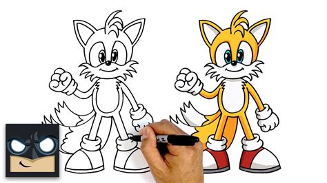 How To Draw Miles Tails Prower | Sonic The Hedgehog