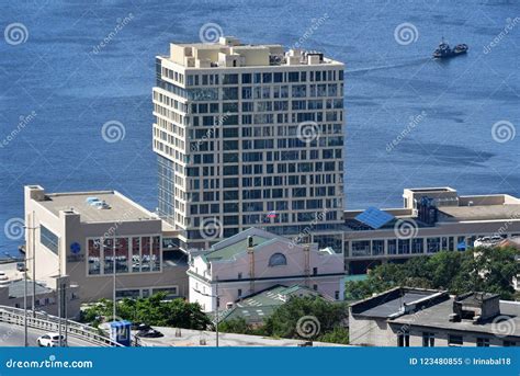 Vladivostok, Russia, August, 01, 2018. Hyatt Regency Hotel on the Shore ...