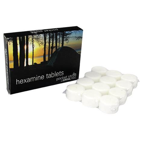 12 Smokeless Hexamine Fuel Tablets