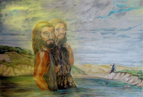 The Baptism of Yeshua Messiah Painting by Anastasia Savage Ealy - Fine ...