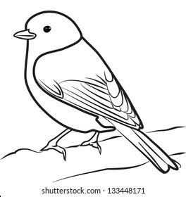 Simple Sparrow Outline