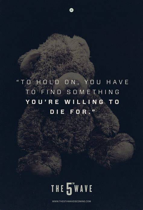 “To hold on, you have to find something you’re willing to die for ...