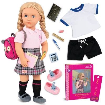 Our Generation Hally With Storybook & Accessories 18" Posable School ...