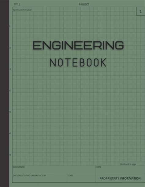 Engineering Notebook: 120 Pages Grid Format, Math Space Science ...