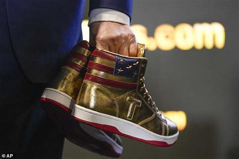 Trump kicks up his heels at Sneaker Con in Philadelphia and touts new ...