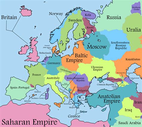 Image - European Alternate History Map 1.png - Alternative History