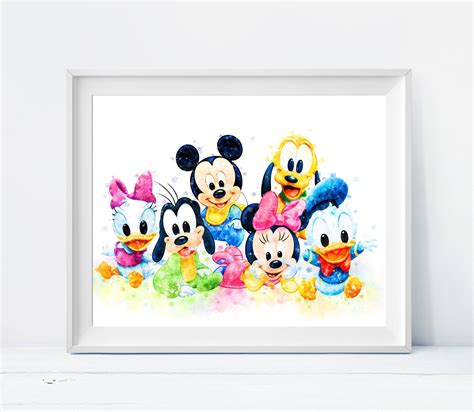 Mickey Mouse And Minnie Mouse Baby Drawings