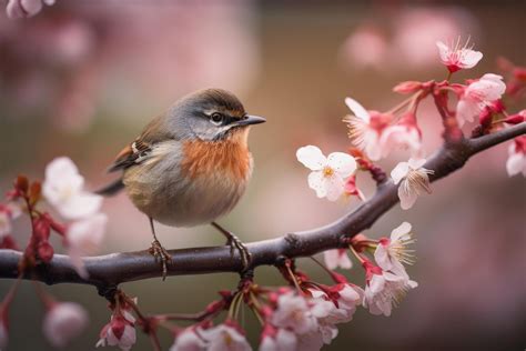 Cute little European Robin bird close-up photo. European Robin bird ...