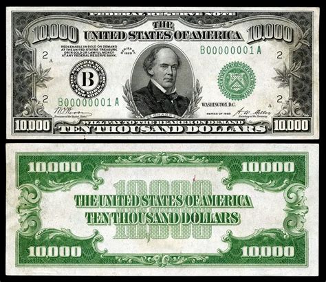 All About the Elusive $10,000 Bill and Why You Haven't Seen One