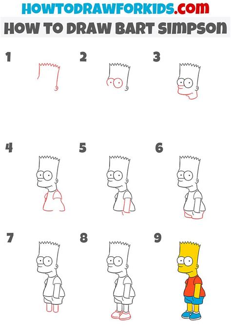 How to Draw Bart Simpson: Step by Step Guide