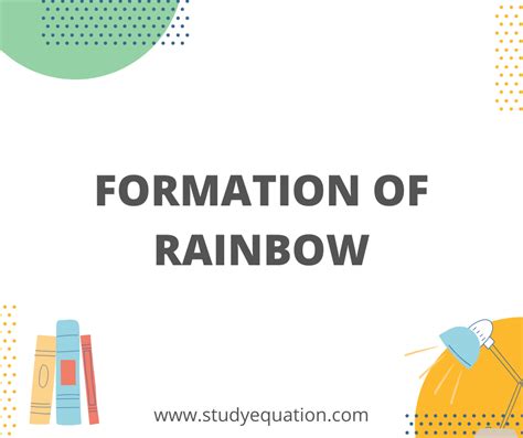 Formation Of Rainbow - Cause With Q&A – Study Equation