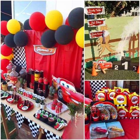 Cars Lightning Mcqueen Birthday Party Disney Cars Theme Birthday Party ...