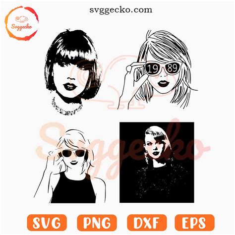 Taylor Swift Silhouette SVG, Eras Tour SVG, Swifties SVG PNG Cutting ...