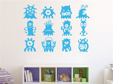 Monster Decal | Vinyl wall decals, Kids decor, Wall decals