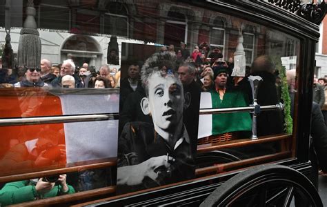 Fans line the streets of Dublin for Shane MacGowan's funeral