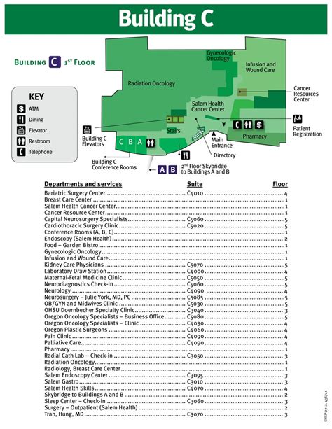 Visitor Map | Patient Visitor | Salem Health