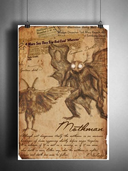 Mothman by Loft817 | Myths & monsters, Folklore art, Mothman