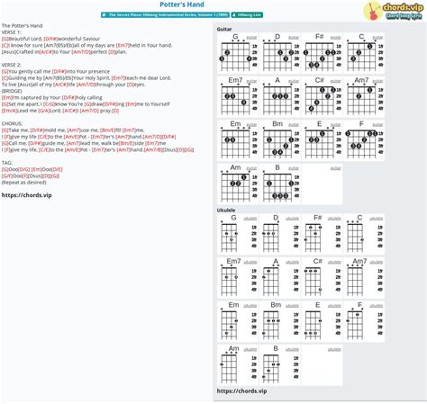 Chord: Potter's Hand - tab, song lyric, sheet, guitar, ukulele | chords.vip