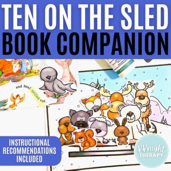 Ten on the Sled Book Companion | Winter Themed Speech & Language Activities