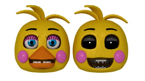 Toy Chica Head by a1234agamer on DeviantArt