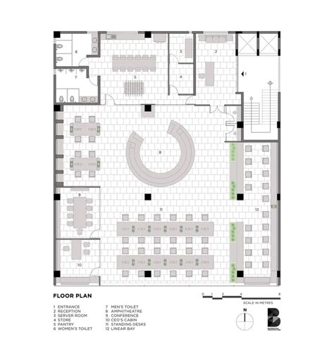 Offices and Workplaces: Examples in Plan | ArchDaily