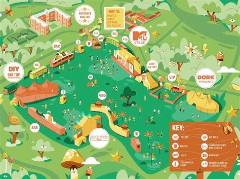 Festival Map by Daisy Ness on Dribbble