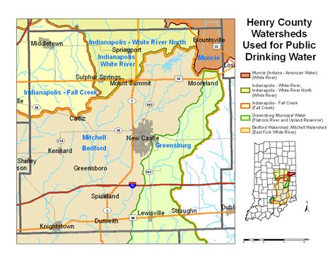 Henry County Watershed Map