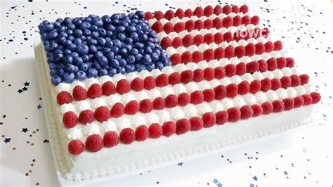 American Flag Cake Recipe — Dishmaps