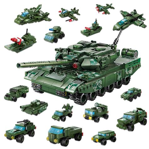 Tanque De Guerra Militar Panzer Modelo Building Blocks Brinquedos ...