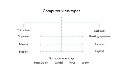 Computer virus types. How much computer virus types are there?