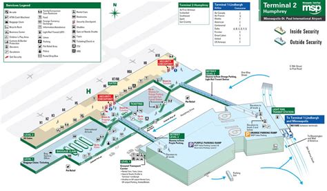 Msp Airport Terminal Map