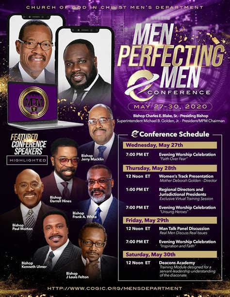 Men Perfecting Men E-Conference – Church Of God In Christ