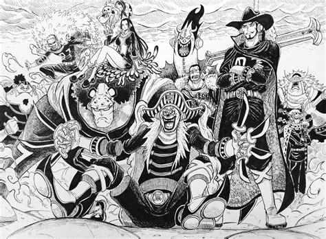 Shichibukai | One piece manga, One piece chapter, One piece drawing