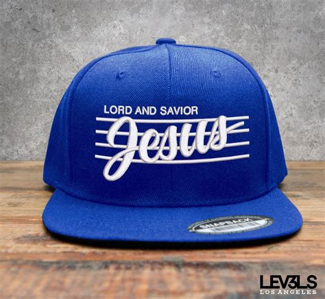 RETRO JESUS LORD AND SAVIOR SNAPBACK BASEBALL CAP CHRISTIAN CROSS JESUS ...