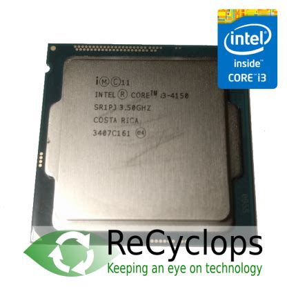 Intel Core i3-4150 – 3.5GHz Dual-Core 4th Gen CPU Processor – Recyclops