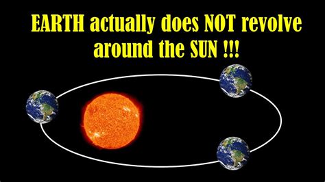 EARTH does NOT REVOLVE around the SUN - How Earth Orbits the Sun - How ...