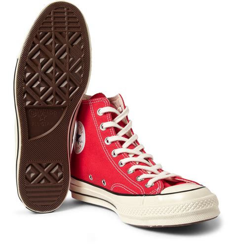 Lyst - Converse Chuck Taylor Canvas High Top Sneakers in Red for Men