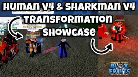 Human Race V4 & Sharkman Race V4 Transformation Showcase! | Blox Fruits ...