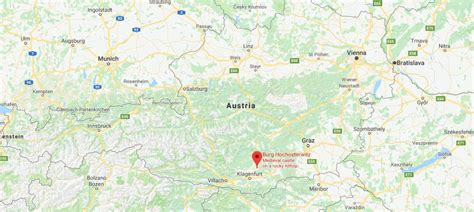 Where is Hochosterwitz Castle on map of Austria