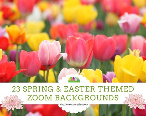 23 Colorful Spring and Easter Zoom Backgrounds For Virtual Get ...