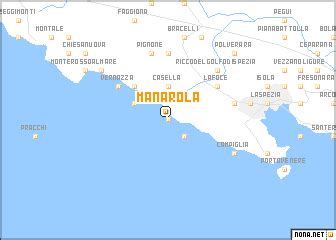 Manarola (Italy) map - nona.net