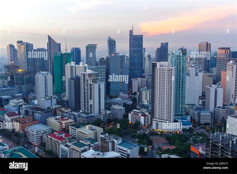 Downtown Manila Makati Skyline And By Eternity In An Instant ...