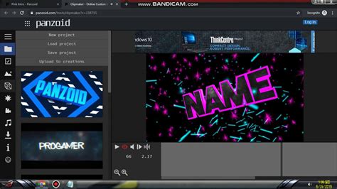 HOW TO MAKE INTRO IN PANZOID (TUTORIAL) - YouTube