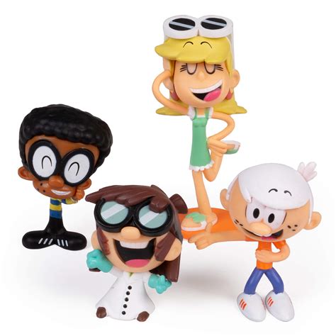 Buy The Loud House Figure 4 Pack - Lincoln, Clyde, Lisa, Leni - Action ...