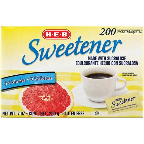 H-E-B Sucralose Sweetener Packets - Shop Sugar & Sweeteners at H-E-B